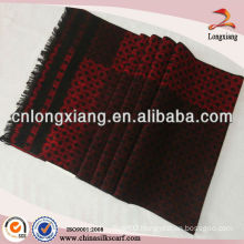 mens fashionable jacquard chinese long silk cashmere scarf